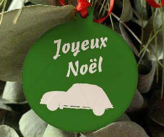 Baublejoyeuxnoelwhiteongreen